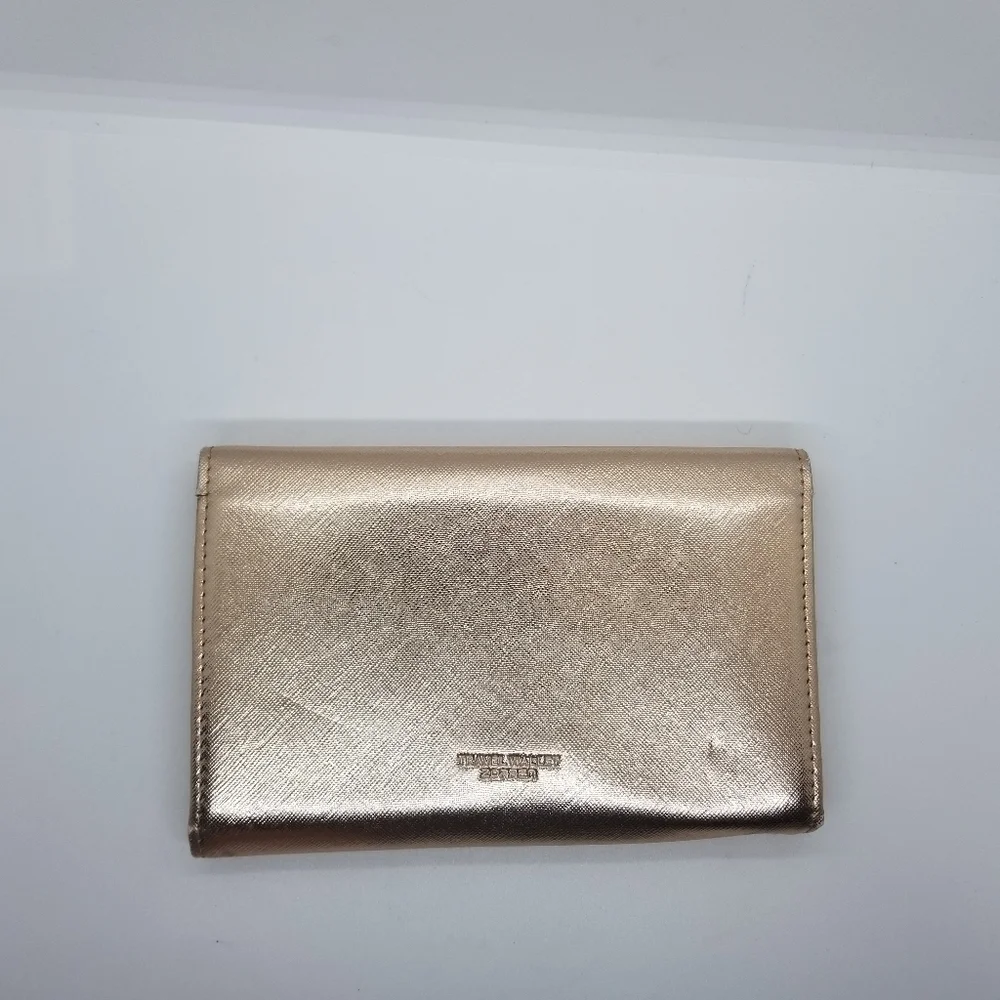 Zoppen rose gold RFID blocking passport travel wallet